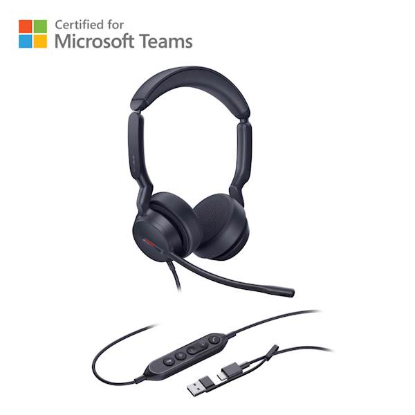 Yealink UH44 Dual Teams slušalice, USB-C/A