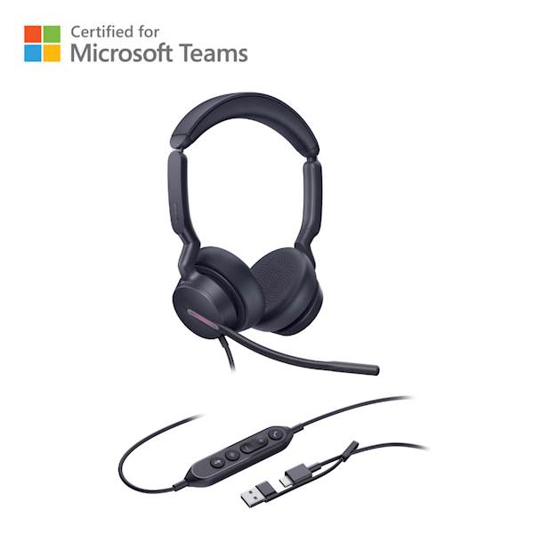 Yealink UH46 Dual Teams slušalice, USB-C/A